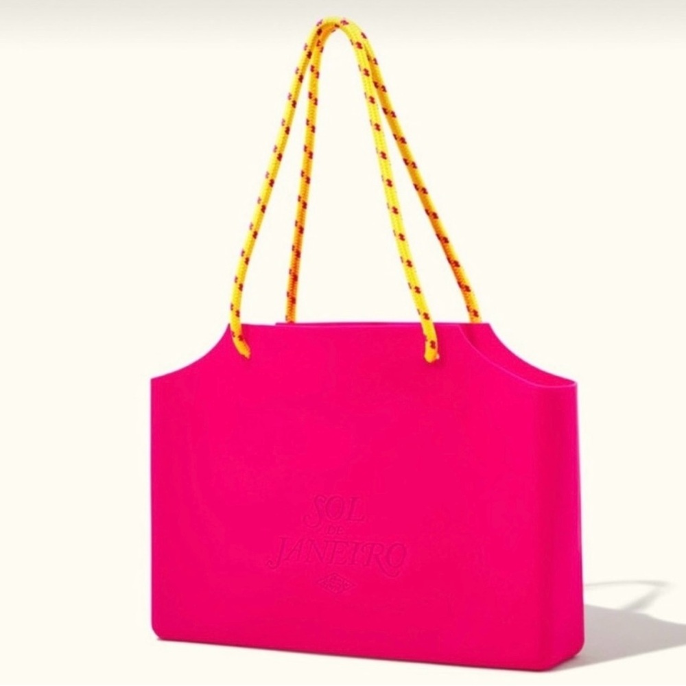 Sol De Janeiro Pink Jelly Tote Bag